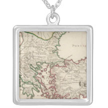 Rome, Greece, Turkey 3 Personalized Necklace