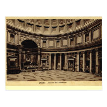 Rome, Inside the Pantheon Post Cards