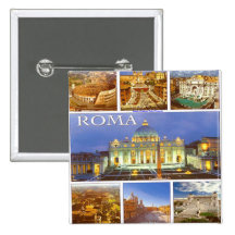 Rome Italy Today Buttons