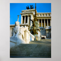 Rome, Memorial to Vittorio Emanuele II Print