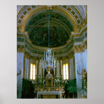 Rome; Reserved sacrament chapel Print