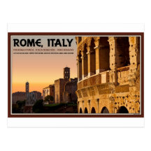 Rome - Roman Forum Sunset Postcards