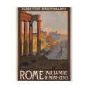 Rome through the Mont-Cenis postcards