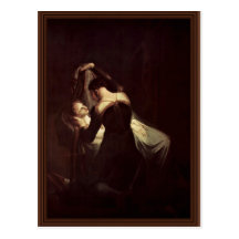 Romeo At Juliet'S Deathbed,  By Füssli Johann Hein Post Card
