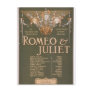 Romeo & Juliet, 'Liebler & Co' Retro Theater Post Cards