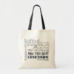 Romeo & Juliet Love Quote Tote Bag