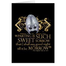 Romeo & Juliet Quote (Gold Version) Cards