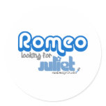 Romeo Looking for Juliet stickers