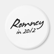 ROMNEY 2012 Autograph Magnets