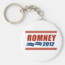 ROMNEY 2012 BANNER KEY CHAINS