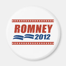 ROMNEY 2012 BANNER REFRIGERATOR MAGNETS