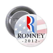 Romney 2012, Bright White Button Badge