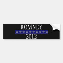 Romney  2012 bumper sticker
