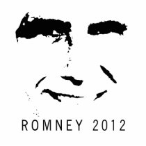 Romney 2012 Face Acrylic Cut Out