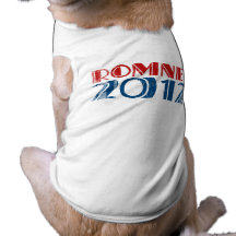 ROMNEY 2012 (Marquee).png Dog Tshirt