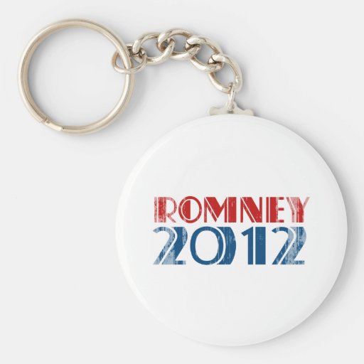 ROMNEY 2012 (Marquee).png Keychain