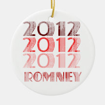 ROMNEY 2012 VINTAGE.png Christmas Tree Ornaments