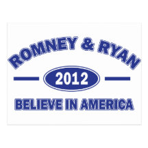 Romney And Ryan 2012 Post Card