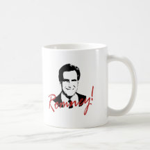 Romney Autographed Picture Coffee Mugs