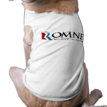 Romney - Believe in America.png Pet Tee