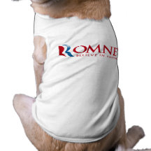 Romney - Believe in America (red).png Dog T Shirt