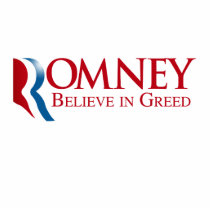 Romney -  Believe in Greed Photo Cut Outs
