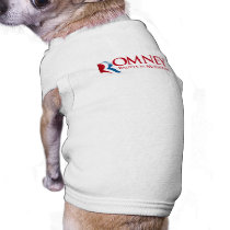 Romney - Believe in Mormonism Pet T Shirt