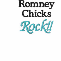 Romney Chicks Rock!! Embroidered Shirt
