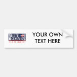 ROMNEY FOR PRESIDENT (Banner) Bumper Stickers