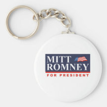 ROMNEY FOR PRESIDENT (Banner) Keychain