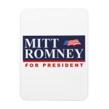 ROMNEY FOR PRESIDENT (Banner) Rectangle Magnet