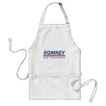 ROMNEY FOR PRESIDENT (Blue) Aprons