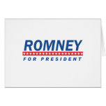 ROMNEY FOR PRESIDENT (Blue) Cards