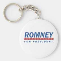 ROMNEY FOR PRESIDENT (Blue) Keychain