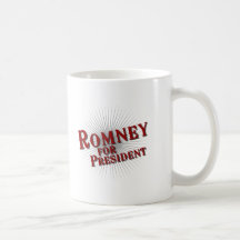 ROMNEY FOR PRESIDENT (Burst) Coffee Mug