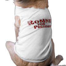 ROMNEY FOR PRESIDENT (Burst).png Dog Shirt