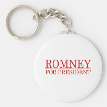 ROMNEY FOR PRESIDENT (Red) Key Chains
