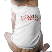 ROMNEY FOR PRESIDENT (Red).png Dog Shirt
