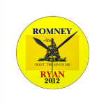 Romney Gadsden flag clock