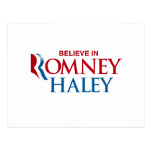 ROMNEY HALEY VP BELIEVE.png Postcard
