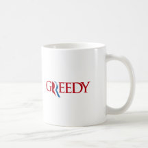 Romney is Greedy Mug