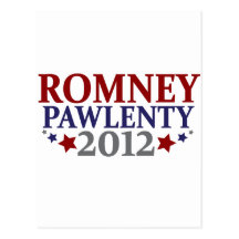 Romney Pawlenty 2012 Post Card