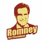 ROMNEY Propaganda photo sculptures