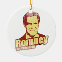 ROMNEY Propaganda.png Christmas Ornament