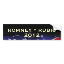ROMNEY / RUBIO 2012 Campaign Bumper Sticker