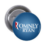 Romney Ryan 2012 - blue Pins