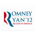Romney / Ryan 2012 for US President and VP Post Card