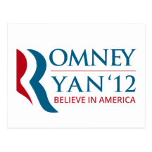 Romney / Ryan 2012 for US President and VP Post Card