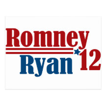 Romney Ryan 2012 Post Cards