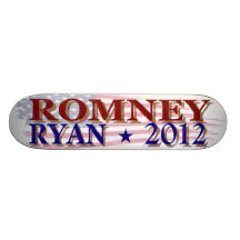 Romney Ryan 2012 president skateboard